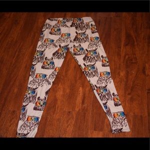 Owl leggings plus size